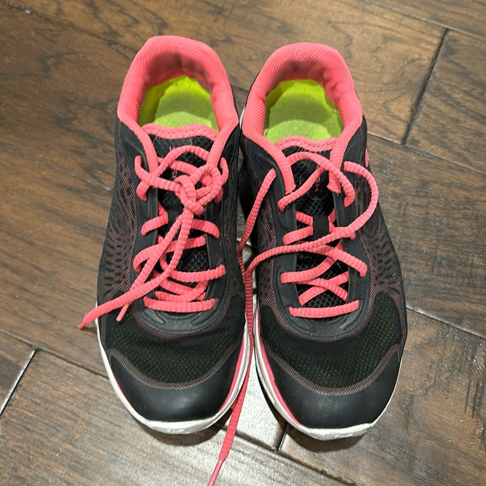Under Armour Black and Pink Shoes